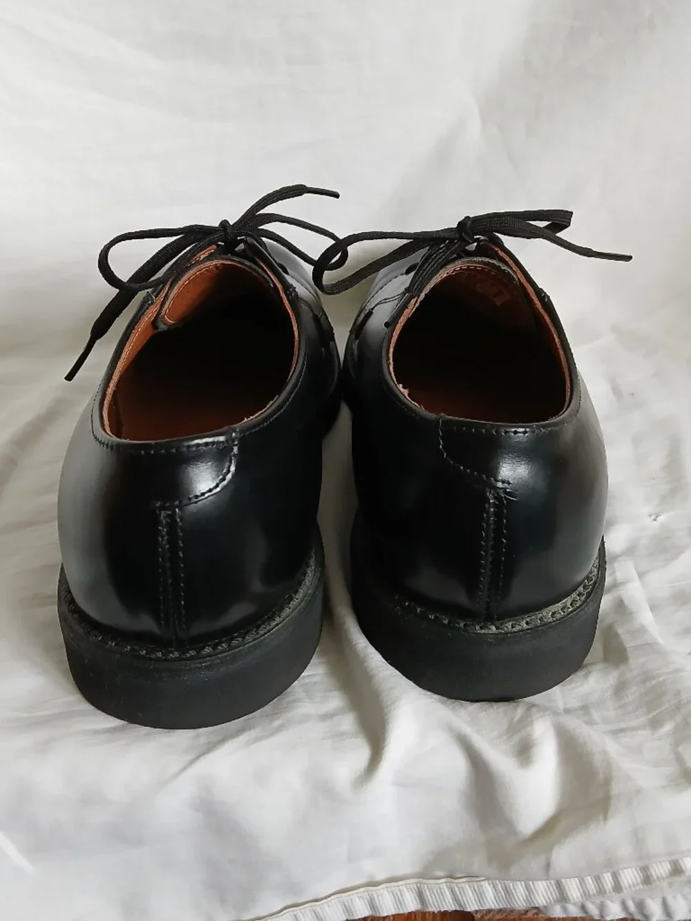 Vintage Red Wing Black Oxford Dress Shoes Postman 101s Mens 8B 1980s